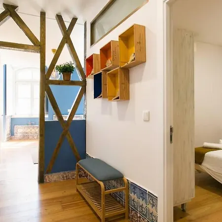 Jp39 - Baixa 18th Century Tiles With 2 Bdr! דירה *