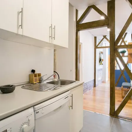 Jp39 - Baixa 18th Century Tiles With 2 Bdr! דירה ליסבון