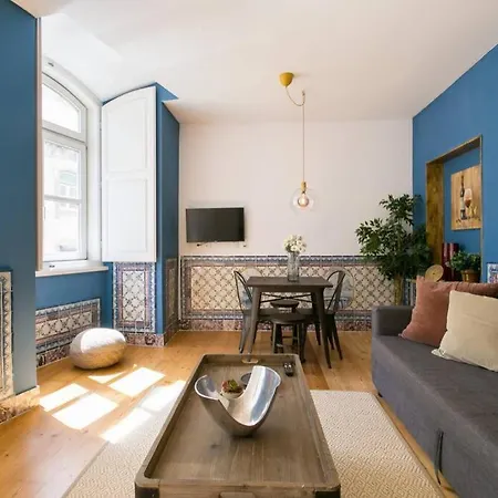 Jp39 - Baixa 18th Century Tiles With 2 Bdr! Apartman *