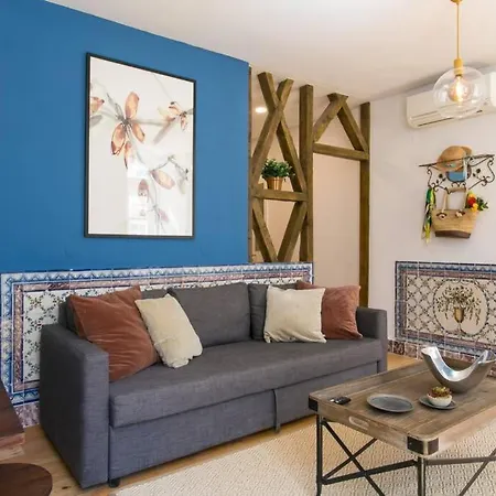 Jp39 - Baixa 18th Century Tiles With 2 Bdr! Apartman Lisboa